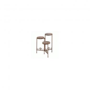Rustic Triple Planter Stand X662-D1091