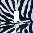 Zebra Print Switch Plate Cover (African American Single Switch Plate)