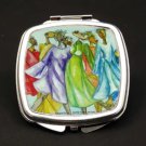 Danc'n Divas Dual Mirror Compact (African American Dual Mirror Compact)