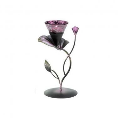 Lilac Lily Pad Tealight Holder X662-D1118