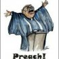 Preach Refrigerator Magnet (African American Magnet)