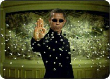 Obama Refrigerator Magnet-Matrix (African American Magnet)
