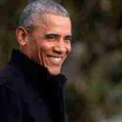 Obama Refrigerator Magnet-Black Coat (African American Magnet)
