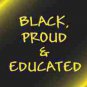 Black, Proud and Educated Refrigerator Magnet (African American Magnet)