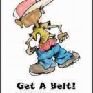 Get a Belt! Refrigerator Magnet (African American Magnet)