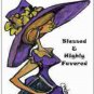 Blessed and Highly Favored Refrigerator Magnet (African American Magnet)