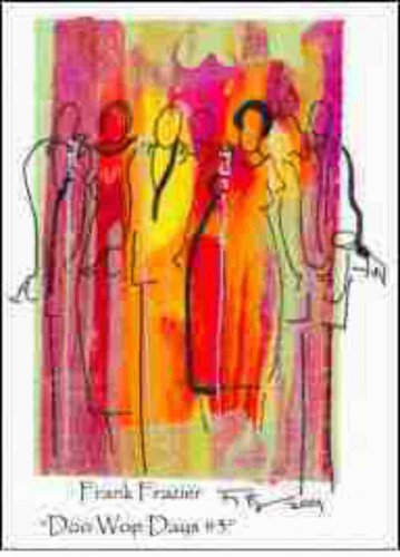 Doo Wop Days 3 Refrigerator Magnet (African American Magnet)