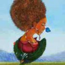 Growth of a Woman Refrigerator Magnet (African American Magnet)
