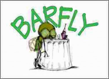 Drunk Barfly Refrigerator Magnet (African American Magnet)
