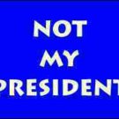 Not My President Refrigerator Magnet (African American Magnet)