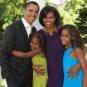 Obama Refrigerator Magnet-First Family 2009 (African American Magnet)