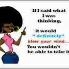 Blow Your Mind Refrigerator Magnet (African American Magnet)