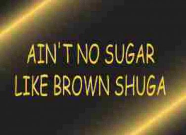 Ain't No Sugar like Brown Shuga Refrigerator Magnet (African American Magnet)