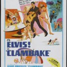 Clambake Elvis Presley Poster