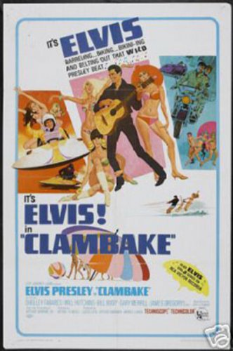 Clambake Elvis Presley Poster