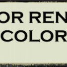 For Rent to Colored-Historical Sign Replica