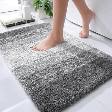 OLANLY Bathroom Rugs Mat 30x20, Extra Soft and Absorbent Microfiber Bath Rugs...