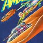 Vintage Sci Fi Poster Amazing Stories Hollow Planet - 18"X24" Poster