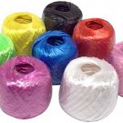 5Pcs Random color Polypropylene Twine,Household Bundled Decorative Wear-Resistant Plastic Rope 20m