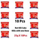 10pcs Mortein Rat Kill Cake Rat Poison Rats Die with one dose Highly Effective