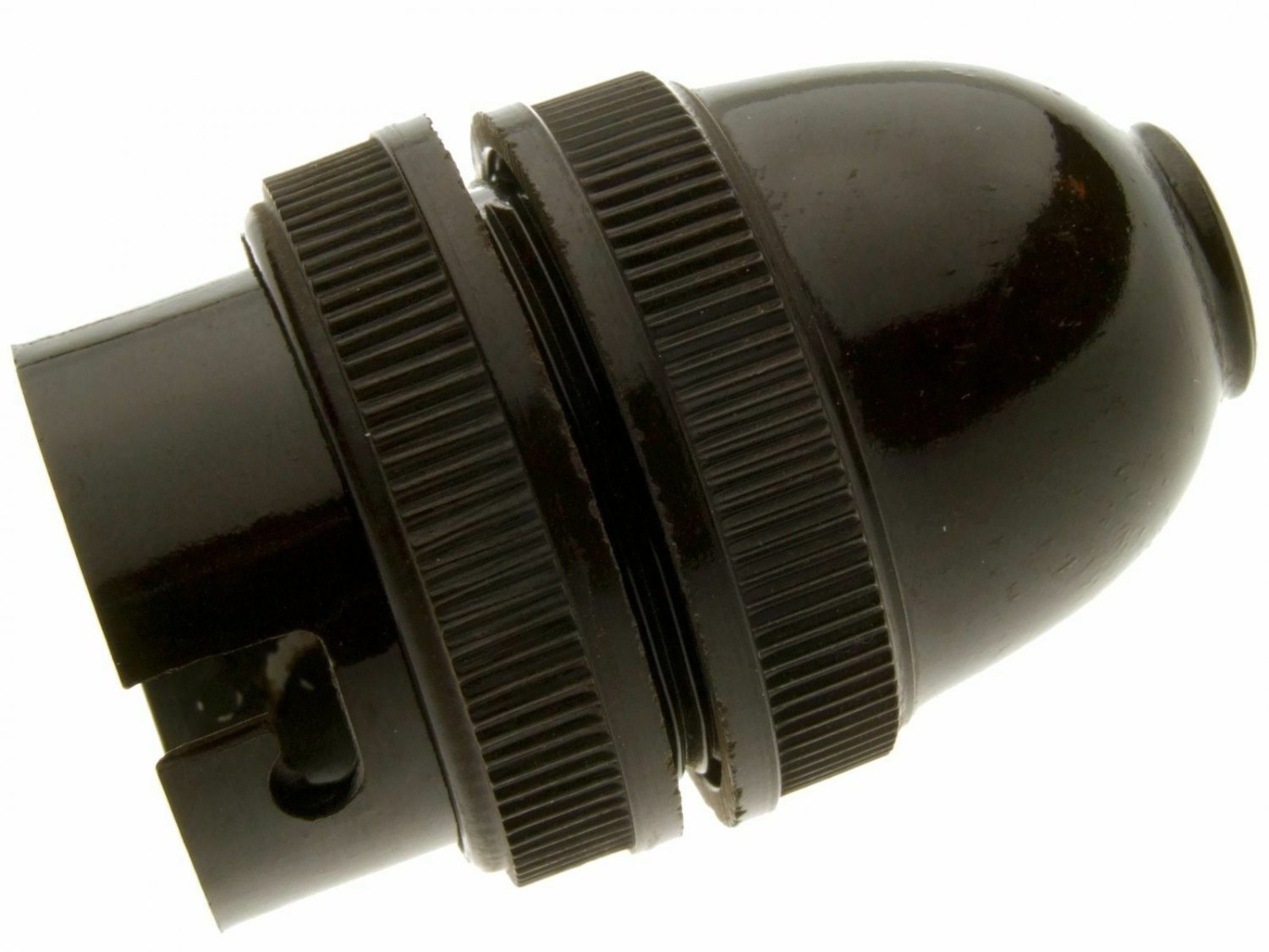 B22 Lamp Holder Bayonet Cap BC Bulb Light Fitting Accessories 240V BLACK