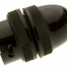 B22 Lamp Holder Bayonet Cap BC Bulb Light Fitting Accessories 240V BLACK