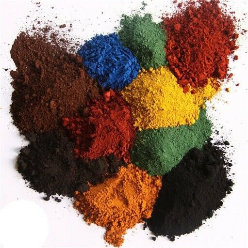 Red ,Yellow , Brown, Green ,Black ,white ,blue, dark red Oxide High Grade Pigment Pack