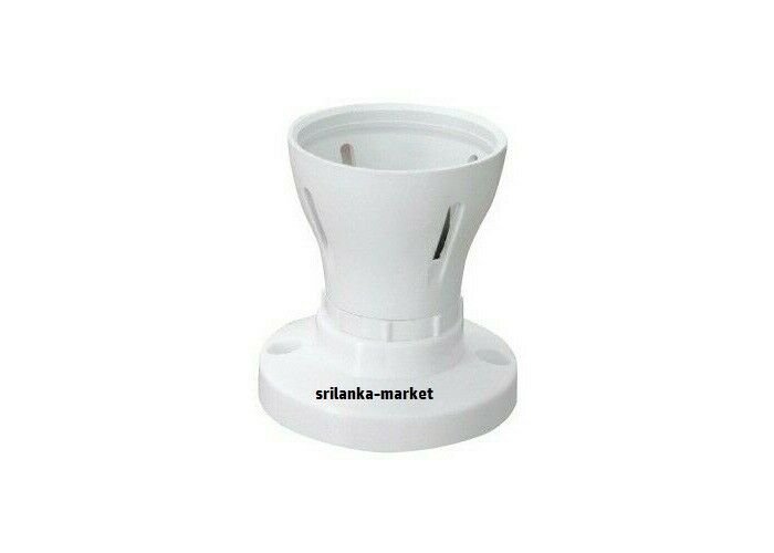 Batten White Ceiling Lamp holder BC B22 Light Bulb Socket Lamp