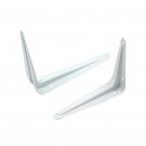 White Shelf Bracket Metal Shelf Shelving Support Wall Mount Brackets Sizes