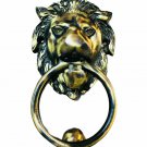 Brass DOOR KNOCKER, Antique Brass Lion door knocker