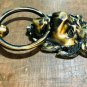 Brass DOOR KNOCKER, Antique Brass Lion door knocker