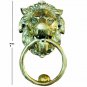 Brass DOOR KNOCKER, Antique Brass Lion door knocker