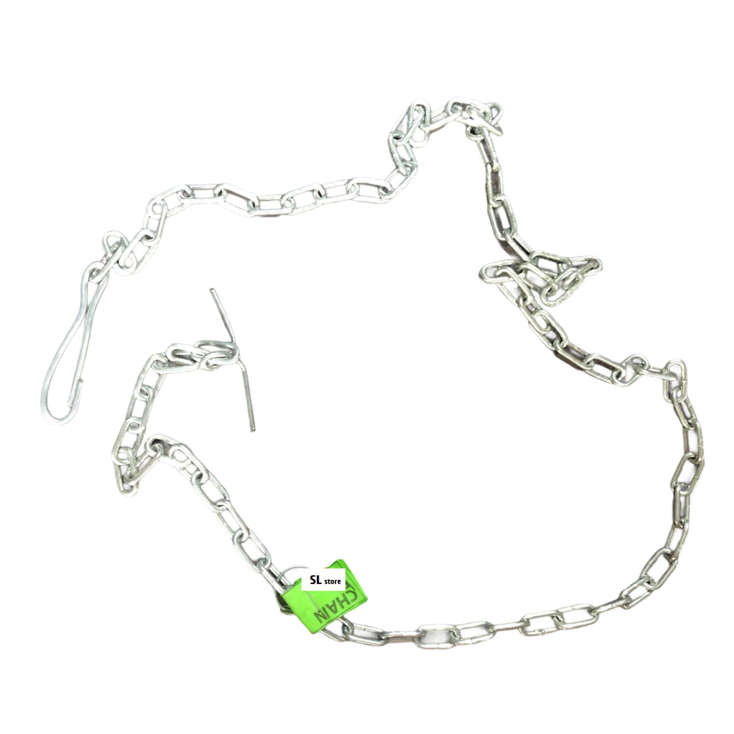 High strength galvanized dog Leash chain 5ft Big Dog walking chain