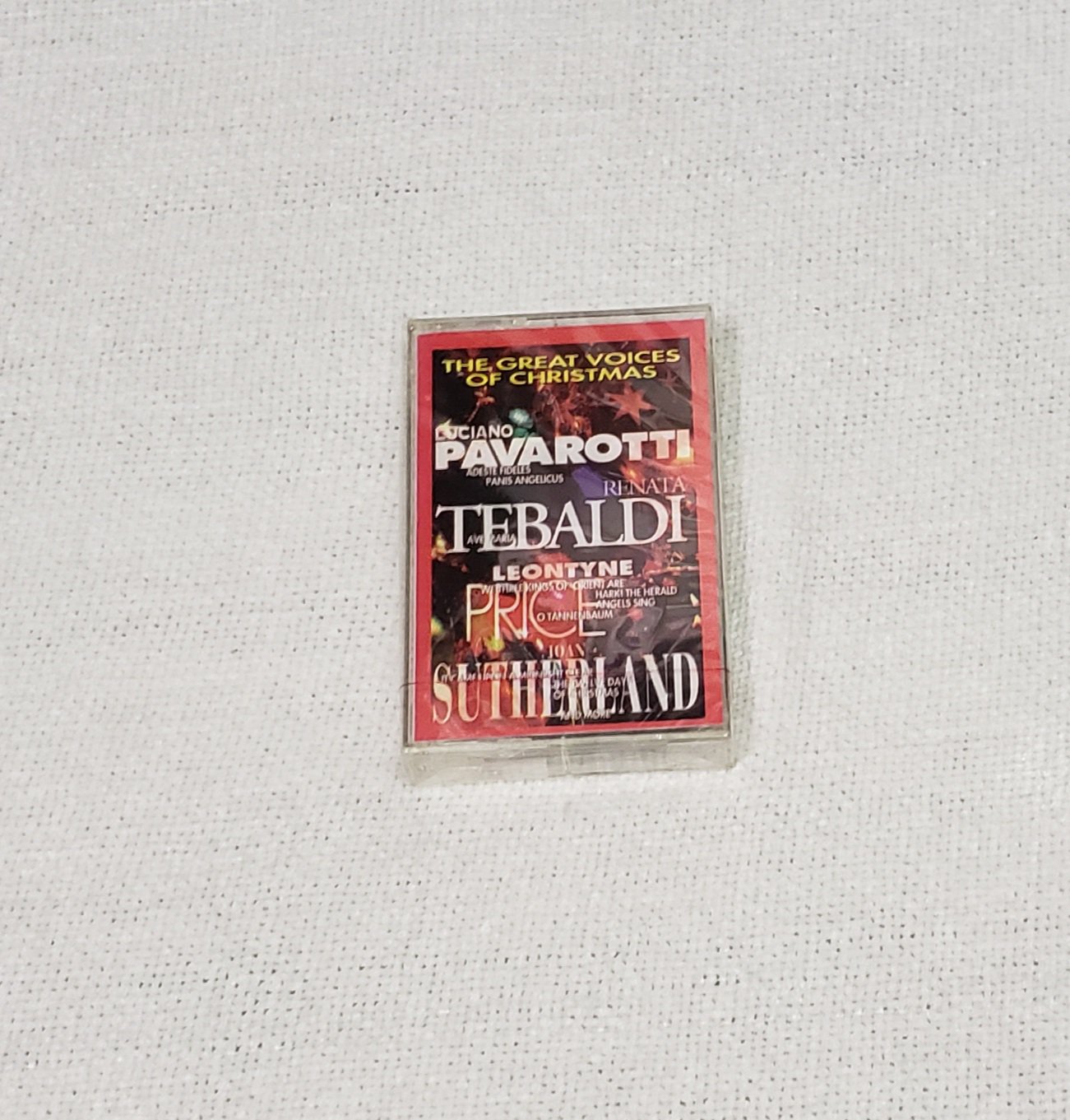 Audio Cassette The Great Voices of Christmas Sealed