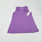 Amethyst Just Be Keyhole Sleeveless Purple Tank Top Tee Shirt Size S NWT