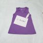 Amethyst Just Be Keyhole Sleeveless Purple Tank Top Tee Shirt Size S NWT