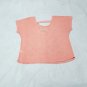 Open Knit Oversized Peach Sheer Sleeveless Sweater Top Sz XL Live to be Spoiled