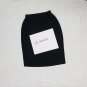 Basic Black 23 inch Pencil Straight Skirt 6.5 inch Back Slit Size 6