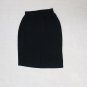 Basic Black 23 inch Pencil Straight Skirt 6.5 inch Back Slit Size 6