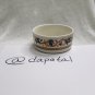 Candy Bowl Dish Round Powder Trinket Box Mikasa Holiday Orchard Vintage 1980s