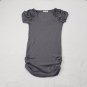 Bell Cap Short Sleeve Knit Tunic Shirt Juniors Size L 11/ 13 No Boundaries