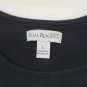 Cat Silhouette Graphic Print Kim Rogers Intimates Tank Top Tee Shirt Size L