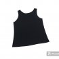 Cat Silhouette Graphic Print Kim Rogers Intimates Tank Top Tee Shirt Size L