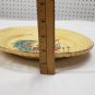 Braided Edge Glazed Handpainted Hand Crafted Gallo Rooster 11" Pasta Soup Plate