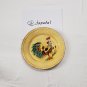 Braided Edge Glazed Handpainted Hand Crafted Gallo Rooster 11" Pasta Soup Plate