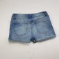 Button Fly Cut Off Embroidered Jean Stretch Shorts Size 7 No Boundaries