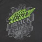 Black Label Moutain Dew Graphic Print Short Sleeve T Shirt Sz L The Concert Tee