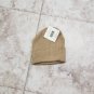Adult Basic Beige Beanie Cap Hat One Size Solid Color Tight Knit Toboggan NWT