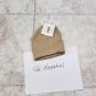 Adult Basic Beige Beanie Cap Hat One Size Solid Color Tight Knit Toboggan NWT