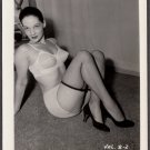 FETISH MODEL VALERIE B. IRVING KLAW VINTAGE ORIGINAL PHOTO 4X5 1950'S #2